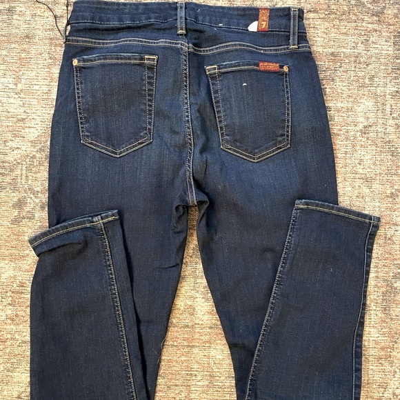 Mens Super Skinny Jeans Tight Ankle